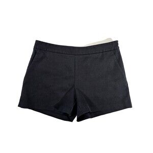 Cremieux Womens 8 Black 4" Dress Shorts Career Chino Summer Casual Work EUC